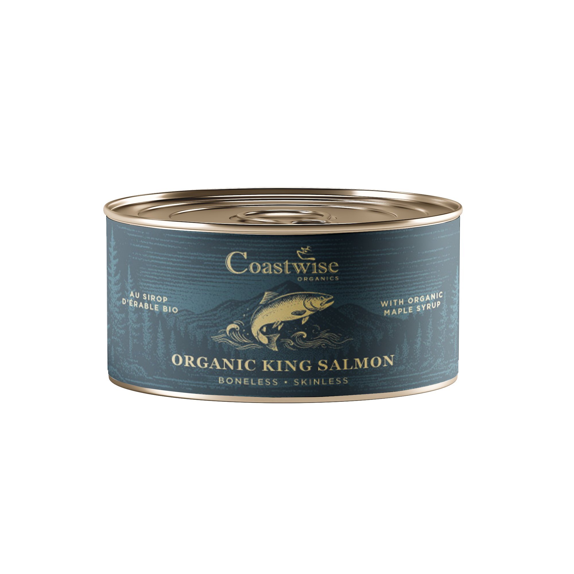 Organic King (Spring) Salmon With Organic Maple Syrup